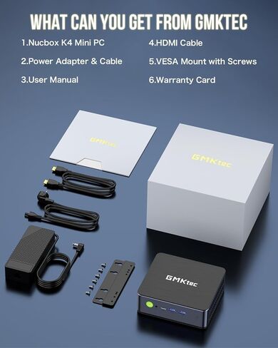 كمبيوتر ألعاب صغير AMD Ryzen 9 7940HS 2 تيرابايت PCIe4.0 SSD 32 جيجابايت DDR5 5600 ميجاهرتز، أجهزة كمبيوتر سطح المكتب الصغيرة Windows 11 pro، Radeon 780M Graphics، 2.5 جيجابت في الثانية LAN، HDMI 2.1، 8K USB 4.0 in Kuwait