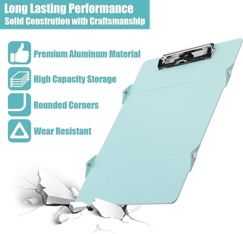 حافظة للتمريض قابلة للطي، حافظة للممرضات 3 طبقات من الألومنيوم مع أوراق غش للطبعة الطبية للتمريض، حافظة للتمريض قابلة للطي مع مشبك منخفض المستوى، حافظة جيب للطلاب/الممرضات/الأطباء، أرجواني in Kuwait