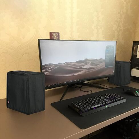 TXEsign Nylon Dust Cover Protective Case for PreSonus Eris E3.5 Studio Monitor, 2Pcs Speaker Cover PreSonusEris E3.5 Studio Monitor Speaker Slipcover Dust Case in Saudi Arabia