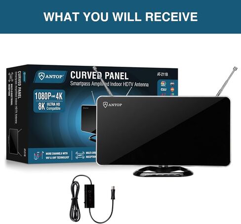 هوائي تلفزيون داخلي - Antop AT-211B هوائي تلفزيون داخلي على شكل أرنب in Kuwait