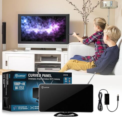 هوائي تلفزيون داخلي - Antop AT-211B هوائي تلفزيون داخلي على شكل أرنب in Kuwait