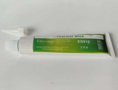 Easycargo 75gram Thermal Conductive Glue Kit, High Performance Silicone Thermal Plaster Adhesive Glue, Cooler Epoxy Compound for Heatsink GPU VRM VRAM LED IC Chips MOSFET BJT Transistor 3D Printer PCB in Saudi Arabia