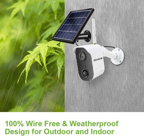 4CH Wireless Solar Security Camera System 1080p, Night Vision, 2-Way Audio, PIR Motion Sensor, Indoor/Outdoor Surveillance with 4 Battery Cameras and Solar Panels, APP Remote Access in Saudi Arabia