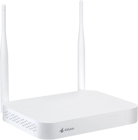 نظام أمان Kittyhok 10CH لاسلكي NVR مع موجه واي فاي مزدوج، واي فاي طويل المدى، مكبر صوت مدمج، تسجيل الحركة والتنبيهات، يدعم ما يصل إلى 6 تيرابايت HDD in Kuwait