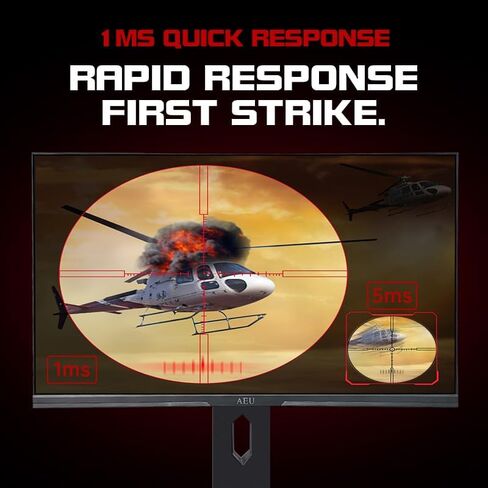 27 Inch Full HD (1920 x 1080) Monitor, 75HZ, Built-in Speakers, Ultra-Slim Bezels, 75 x 75 mm VESA Mountable, Adjustable Tilt, HDMI, VGA, Black in Saudi Arabia
