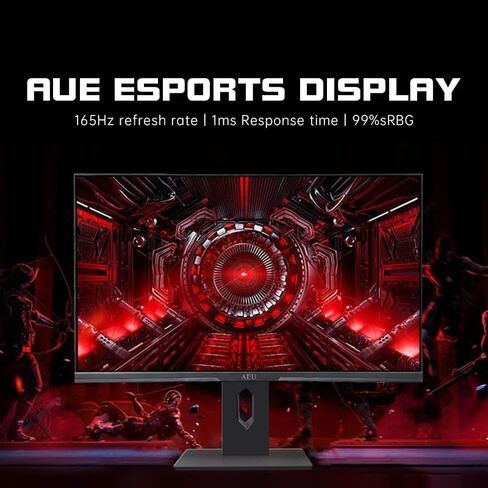 27 Inch Full HD (1920 x 1080) Monitor, 75HZ, Built-in Speakers, Ultra-Slim Bezels, 75 x 75 mm VESA Mountable, Adjustable Tilt, HDMI, VGA, Black in Saudi Arabia