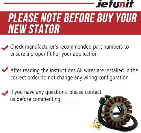 Stator for Yamaha Jet-Ski 6D3-81410-01-00 (2005-2009) VX110 Sport /VX110 Deluxe (2005 2006 2007 2008 2009) in Saudi Arabia
