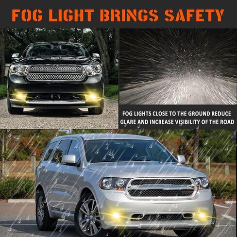 مصابيح الضباب متوافقة مع 2011 2012 2013 دودج دورانجو مصباح الضباب الأمامي للقيادة in Kuwait