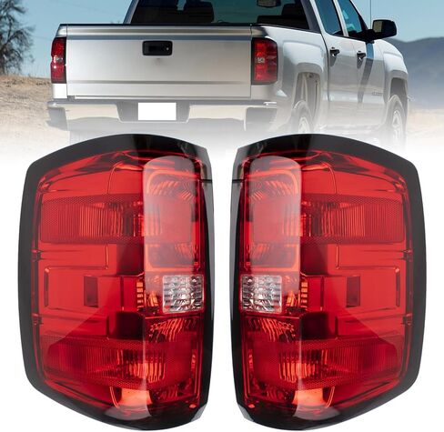 Tail Light Compatible With 2014-2015 Chevy Silverado 1500 2500HD 3500HD, GMC Sierra 3500 HD Driver and Passenger Side Rear Light Brake Lamps in Saudi Arabia