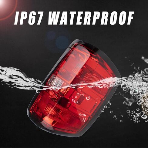 Tail Light Compatible With 2014-2015 Chevy Silverado 1500 2500HD 3500HD, GMC Sierra 3500 HD Driver and Passenger Side Rear Light Brake Lamps in Saudi Arabia