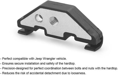 Hard Top Retainer Nut with Clip＆Quick Removal Fastener Thumb Screws Nuts&D Ring Tie Down Anchors for Jeep Wrangler JK 07-18 in Saudi Arabia