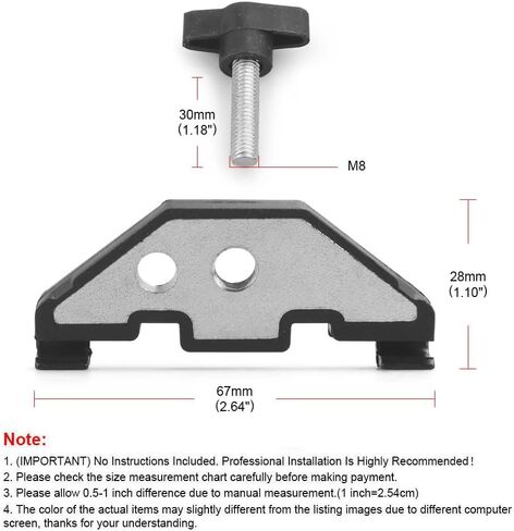 Hard Top Retainer Nut with Clip＆Quick Removal Fastener Thumb Screws Nuts&D Ring Tie Down Anchors for Jeep Wrangler JK 07-18 in Saudi Arabia