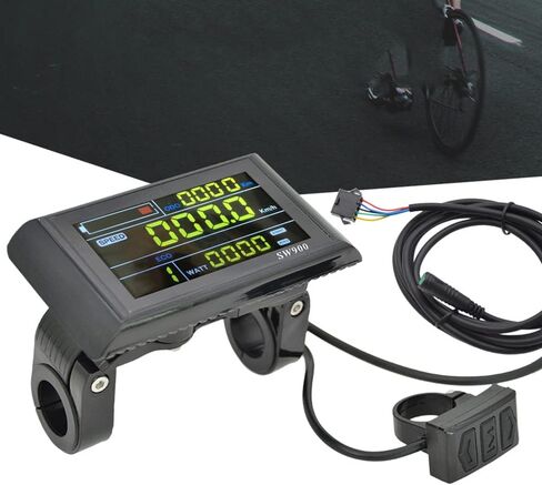 XBERSTAR دراجة عرض متر ، 24 فولت/36 فولت/48 فولت/60 فولت E-Bike SW900 شاشة ملونة SM & WP التوصيل LCD متر لوحة العرض in Kuwait