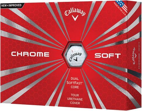 كرات الجولف الناعمة من Callaway Chrome، الجيل السابق، (درزة واحدة) in Saudi Arabia