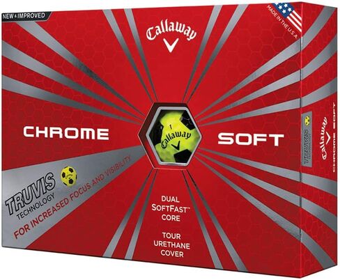 كرات الجولف الناعمة من Callaway Chrome، الجيل السابق، (درزة واحدة) in Saudi Arabia