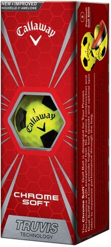 كرات الجولف الناعمة من Callaway Chrome، الجيل السابق، (درزة واحدة) in Saudi Arabia