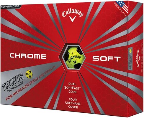 كرات الجولف الناعمة من Callaway Chrome، الجيل السابق، (درزة واحدة) in Saudi Arabia