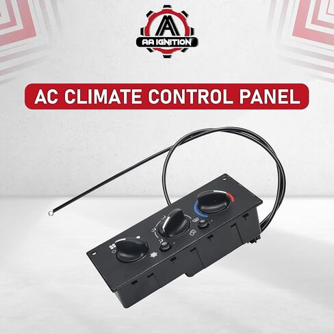 Replacement HVAC A/C Heater Control and Blower Motor Switch - Compatible with Jeep - 1999-2004 Wrangler TJ - Replaces 55037473AB, 55037473AA, 55037612AA, HS-373 - AC Climate Heater Panel Selector Unit in Saudi Arabia