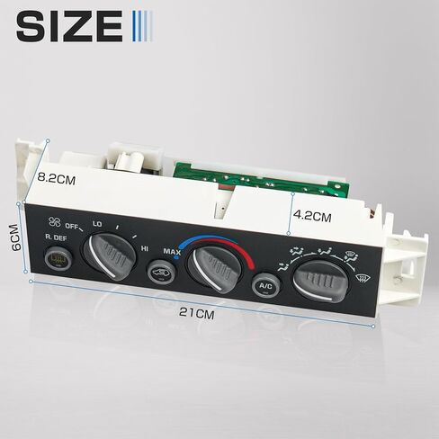 لوحة التحكم في المناخ لسخان مكيف الهواء مع مفتاح مزيل الضباب للنافذة الخلفية متوافق مع كاديلاك إسكاليد 1999-2000 شيفروليه سوبربان 1500/2500/تاهو 1996-2000 جي إم سي يوكون 1996-2000 in Kuwait