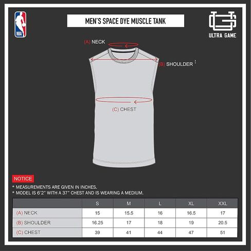 Ultra Game NBA Mens Jersey Tank Top Mesh Sleeveless Muscle T-Shirt in Saudi Arabia