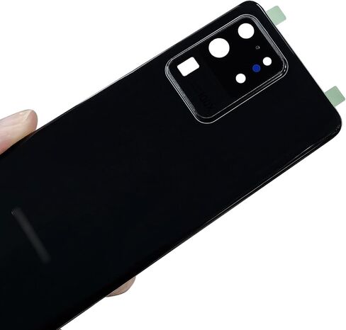 ubrokeifixit Galaxy S20 Ultra Rear Back Glass Cover Replacement for Samsung Galaxy S20 Ultra 6.9" LTE G988B/DS,S20 Ultra 5G SM-G988(NOT for S20+ 6.7",NOT for S20 6.2") (Black/Camera Lens) in Kuwait