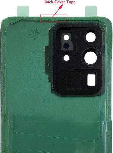 ubrokeifixit Galaxy S20 Ultra Rear Back Glass Cover Replacement for Samsung Galaxy S20 Ultra 6.9" LTE G988B/DS,S20 Ultra 5G SM-G988(NOT for S20+ 6.7",NOT for S20 6.2") (Black/Camera Lens) in Kuwait