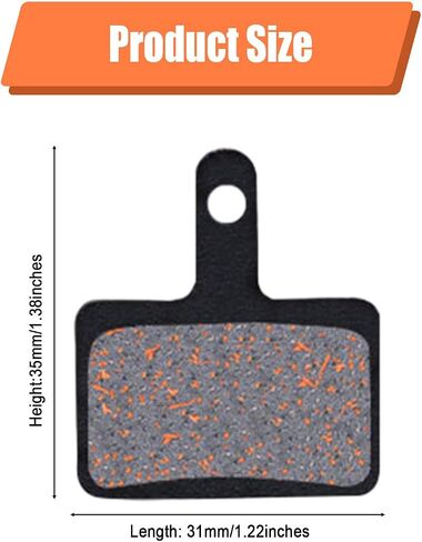 Bike Bicycle Disc Brake Pads Compatible with TRP Tektro Sh-im-a-no Deore M315 M355 M515 M515-LA-M M525 M375 M395 M415 M416 M446 M465 M475 M485 M486 C501 C601 (Copper Fiber Wire Semi-Metallic) in Saudi Arabia