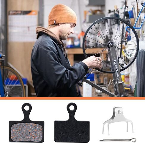 Bike Bicycle Disc Brake Pads Compatible with TRP Tektro Sh-im-a-no Deore M315 M355 M515 M515-LA-M M525 M375 M395 M415 M416 M446 M465 M475 M485 M486 C501 C601 (Copper Fiber Wire Semi-Metallic) in Saudi Arabia