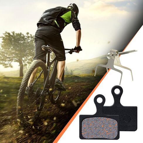 Bike Bicycle Disc Brake Pads Compatible with TRP Tektro Sh-im-a-no Deore M315 M355 M515 M515-LA-M M525 M375 M395 M415 M416 M446 M465 M475 M485 M486 C501 C601 (Copper Fiber Wire Semi-Metallic) in Saudi Arabia