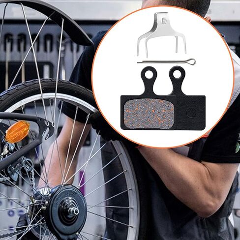 Bike Bicycle Disc Brake Pads Compatible with TRP Tektro Sh-im-a-no Deore M315 M355 M515 M515-LA-M M525 M375 M395 M415 M416 M446 M465 M475 M485 M486 C501 C601 (Copper Fiber Wire Semi-Metallic) in Saudi Arabia