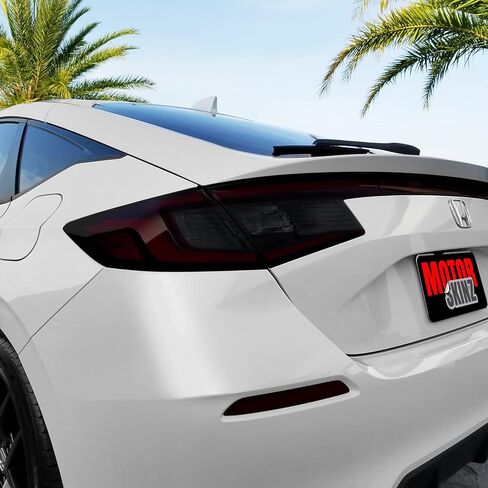 لون دخان الفينيل المقطوع مسبقًا من SlickMod لسيارة Honda Civic Hatchback 2022-2023 (3. إشارة الانعطاف والعكس، 20% دخان داكن) in Kuwait