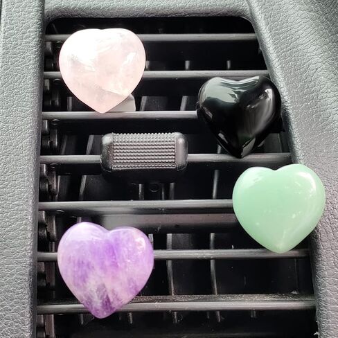 Healing Crystal Car Vent Clips Car Accessories Car Vent Clips for Women Quartz Crystals Car Air Fresheners Vent Clips (Cute Style) in Kuwait
