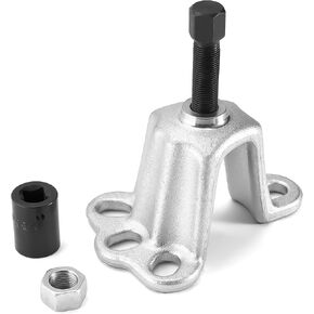 Universal Flange-Type Front Wheel Hub Puller & Installer Tool | 3-3/4" to 4-1/2" ID Range | 5/8"-18 Threaded Forcing Bolt | FWD Hub Axle Remover with Socket