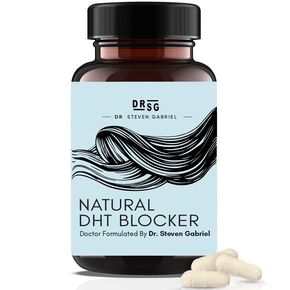 Dr. Steven Gabriel DHT Blocker - Hair Growth Supplement for Men and Women, Saw Palmetto, Pumpkin Seed, Stinging Nettle (60 Capsules)
