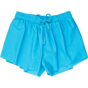 RuffleButts Girls UPF50+ Sun Protected Athletic Active Butterfly Flowy Shorts