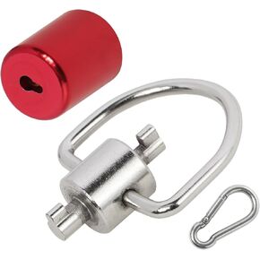 Locking Cap Key for Refrigerant + 1/4" Refrigerant Locking Cap R410, HVAC Key Tool for Refrigerant 410A&R22 Tamper-Resistant Locking Key, Refrigerant Safety Cap 410A for HVAC Installation and Removal
