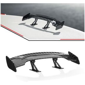 Car Mini Spoiler Wing, 9.8 Inch Mini Spoiler for Car Funny,Carbon Fiber A