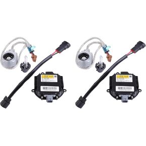 Xenon Headlight Ballast for Nissan 350Z Altima Maxima Murano Rogue Infiniti G35 G37 FX35 QX56 Replace 28474-89904 Xenon Control Unit with Igniter & D2S Bulb