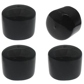 4 PCS 1.98-Inch Bearing Bars Protector Rubber Caps Trailer Wheel Hub Dust Covers for Bearing Dust Protector Replacement
