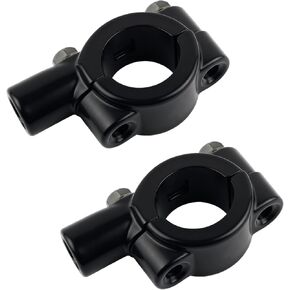 2PCS Motorcycle Mirror for Handlebars Mount,10mm Thread Handlebar Mount for Motorcycle Rear View Mirrors,Motorcycle Side Mirror Adaptor for Bike/ATV with 7/8"Handle Bar (10mm)