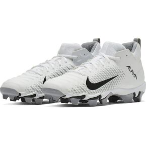 Nike Men's Alpha Menace 2 Shark Football Cleats (White ، Numeric_8)