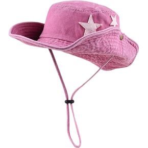 Womens Summer Sun UV Protection Hat Fashion Bucket Hat Fishing Hats Foldable, with Chin Strap