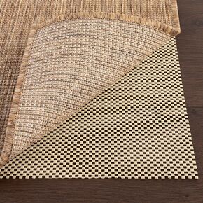 nuLOOM 8' x 10' Indoor/Outdoor Non-Slip Gripper Rug Pad, Cushioned Comfort & Floor Protection, Skid Resistant Pads for Outside Hard Floors Under Carpet Mat Cushion, Customizable Size