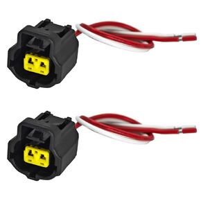 3U2Z14S411HYA Temperature Sender/Sensor Connector (Pack of 2), Connector Pigtail Plug Harness Wire Replace 3U2Z14S411CDA 3U2Z14S411HYA S820