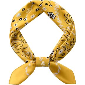 Men's Geometric Print Scarf, Western Cowboy Style, Versatile Headwear and Neckwear, With Gift Packed