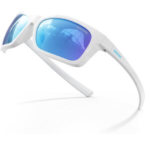 Kids Polarized Sports Sunglasses for Boys Girls Flexible Frame Youth Baseball Running Fishing Glasses for Age 5-14