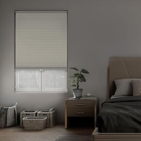 Dez Forpurnings Cordless 1.5 "Blackout Cellular Shade ، Energy Saver ، 33" W × 48 "H ، Latte