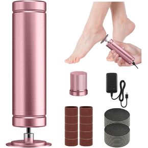 مزيل الكالس للقدمين ، فرك قدم احترافي مع 60 قطعة من أقراص ورق الصنفرة ، وأدوات باديكير السرعة القابلة للتعديل للأقدام ، ومزيل الكالس الكهربائي القابل للرجال للنساء البشرة الميتة والكالس in Kuwait