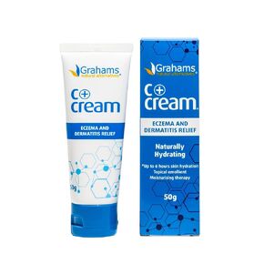 C+ Eczema Cream للبالغين - غسول للجلد الجاف للغاية ، الالتهاب ، الاحمرار ، الإغاثة من الحكة والتهاب الجلد - Manuka Honey & Calendula - مثبت سريريًا - خالٍ من الستيرويد (1 × 1.76 أوقية)