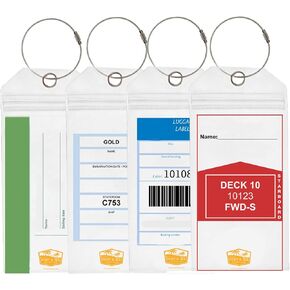 Cruise Luggage Tags for Carnival Cruise | NCL Norwegian Cruise Line | MSC Cruises | Princess Cruises | Cruise Essentials Cruise Accessories Must Haves
